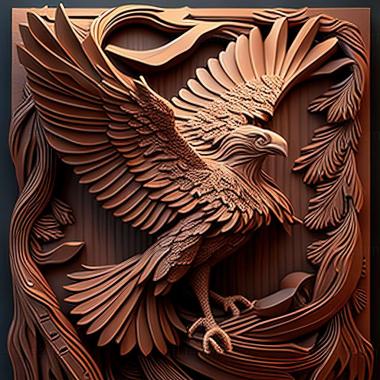 3D model phoenix (STL)